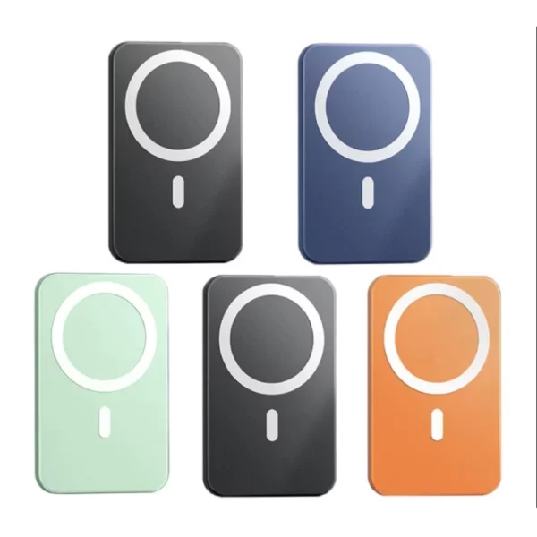 10,000mAh Mini Magnetic Qi Power Bank for Mobile Phones - PD Port Wireless Emergency Battery - Image 3