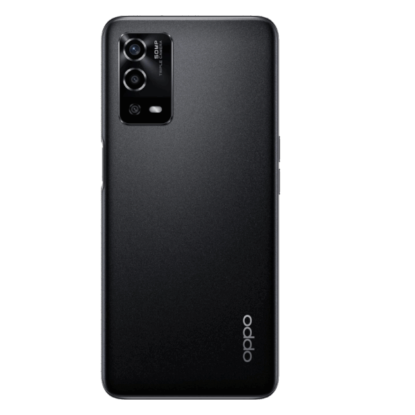 Oppo A55 Dual Sim 6.51 Inches Smartphone 128GB 4GB RAM|Hd+ Punch Hole Display| 5000Mah Long Lasting Battery | Fingerprint And Face Recognition | 4G Lte Android Cell Phone, Starry Black,