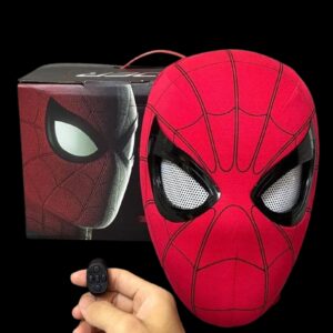 New Spider-man:no Way Home Spider Man Mask Luxury Helmet Rechargeable Remote Eyes Movable Mask Cosplay Decoration Gift Toys