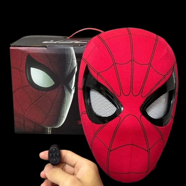 New Spider-man:no Way Home Spider Man Mask Luxury Helmet Rechargeable Remote Eyes Movable Mask Cosplay Decoration Gift Toys