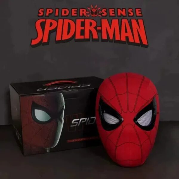 New Spider-man:no Way Home Spider Man Mask Luxury Helmet Rechargeable Remote Eyes Movable Mask Cosplay Decoration Gift Toys - Image 3