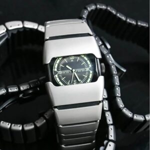 BENLY Design Lumin L7000 Men’s Analogue Watch – Silver – Self-Design Electronic– Sleek Sporty Timepiece