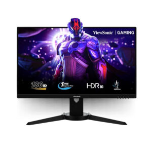 ViewSonic XG2709 60.96 Cm 27 Inch FHD IPS Gaming Monitor with 180Hz, 1Ms, Height Adjustment, AMD Free Sync, Srgb104%, HDR10, Bezelless, Eye Care, Wall Mount, Game Mode, HDMI, DP, VGA |BRAND NEW OPEN BOX