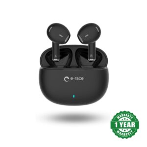 VIBE BUDS BLACK | E-Race BT Wireless Earbud | 1 year Warranty | Airbuds