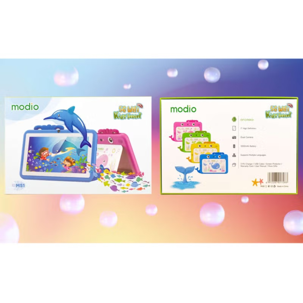 MODIO M 51 KIDS TABLET | 4GB RAM | 128GB STORAGE | WIFI | EXTERNAL MEMORY SLOT - Image 6