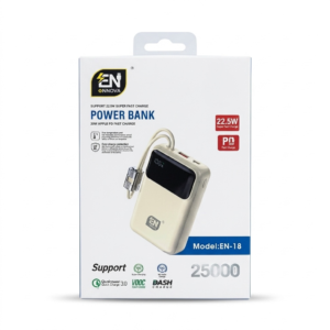 ENNOVA EN-18 25000 MAH POWERBANK | 22.5 W | 20W PD | 3 MONTHS WARRANTY